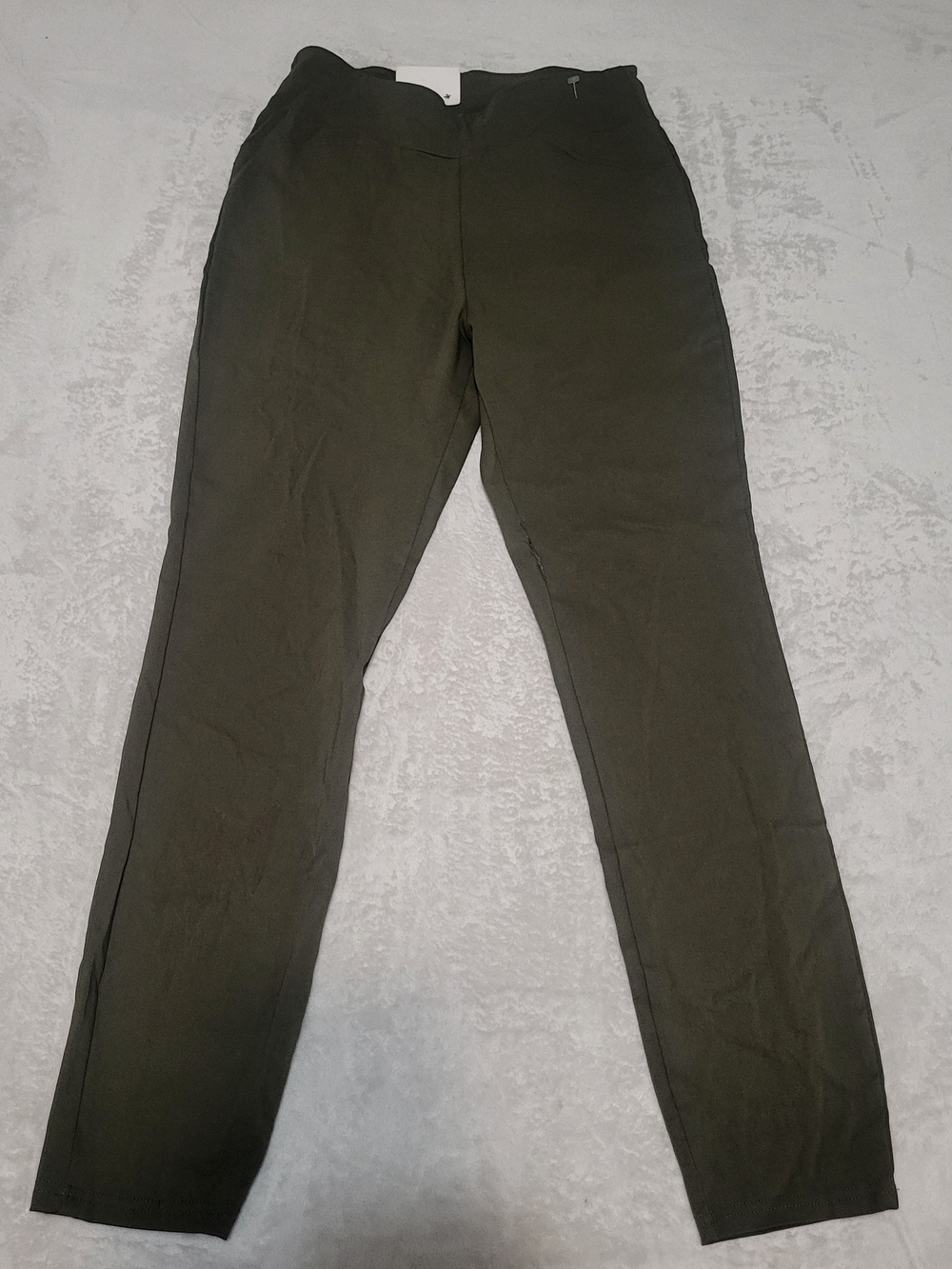 NWT TAG Olive Green Pull-On Skinny Pants - Size 7